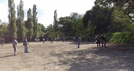 Concours de pétanque à Chaon - 2015
